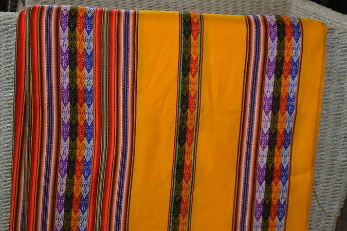 Yellow with stripes