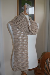 Cream Super Chunk Scarf Cream Super Chunk Scarf