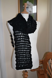 Black Super Chunky Scarf Black Super Chunky Scarf