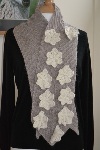 Flower Scarf Rosewood Flower Scarf Rosewood